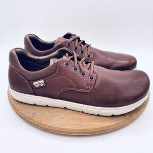 Lems Shoes Mens 9 Brown Leather Nine2Five V2 Zero Drop Sneakers Minimalist